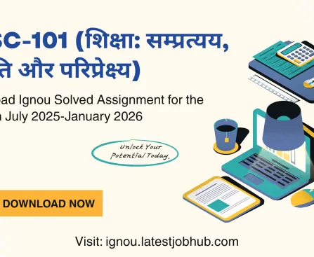 BESC 101 Solved Assignment 2025-26