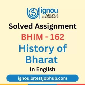 BHIM-162 Solved Assignment 2025-26