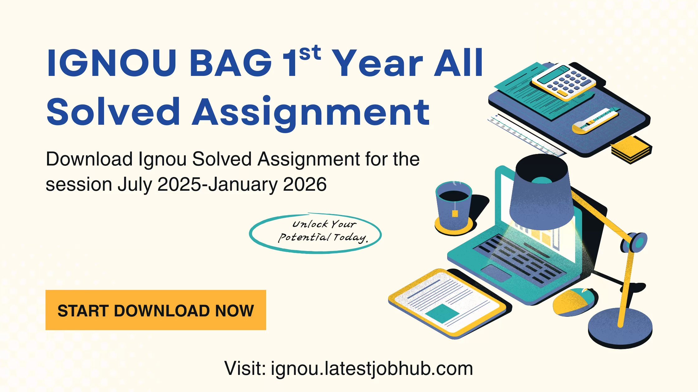 IGNOU BAG 1st Year Solved Assignment 2025-26
