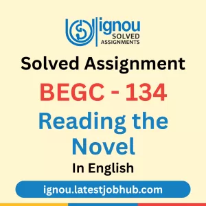 BEGC-134 Solved Assignment 2025-26 English Medium