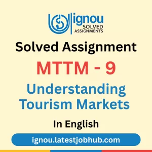 MTTM-9 Solved Assignment 2026 English Medium